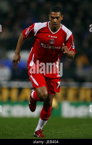 MARCUS BENT Charlton Athletic FC STADE REEBOK BOLTON ANGLETERRE 31 Janvier 2007 Banque D'Images