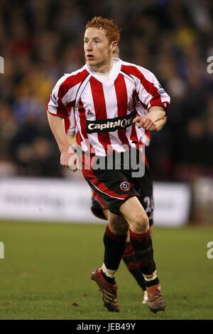 STEPHEN QUINN SHEFFIELD UNITED FC BRAMALL LANE SHEFFIELD ANGLETERRE 13 Janvier 2007 Banque D'Images