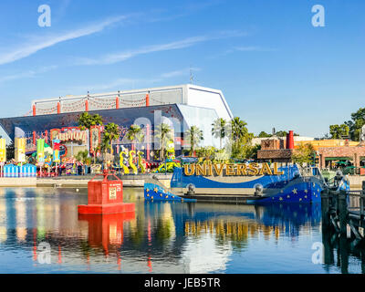 ORLANDO, USA - janvier 05, 2017 San Francisco : architecture de Universal Studios Orlando. Universal Studios Orlando est un parc à thème Resort à Orlando, Banque D'Images