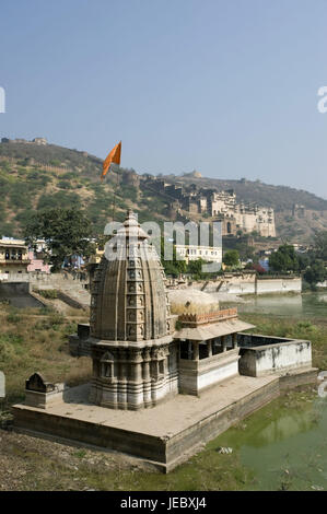 L'Inde, du Rajasthan, Bundi, Garh Palace, Banque D'Images