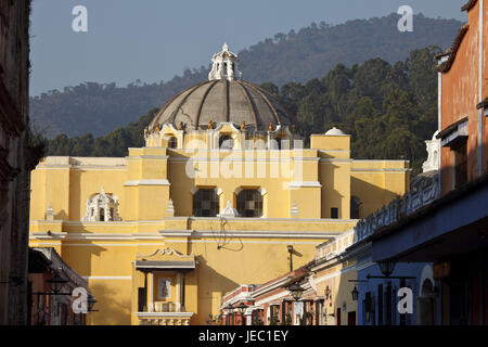 Guatemala, Antigua Guatemala, l'église et de La Merced, convention Banque D'Images