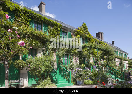 France, Normandie, Giverny, la maison de Claude Monet, Banque D'Images