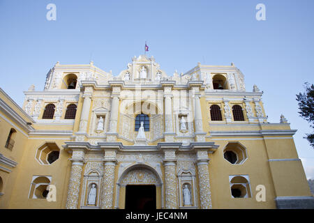 Guatemala, Antigua Guatemala, l'église et de La Merced, convention Banque D'Images