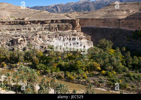 Green rock canyon de Ghouffi dans la Montagnes des Aurès, Algérie, Afrique, Banque D'Images