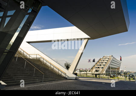 Allemagne, Hambourg, l'Elbe, Altona, Edgar angel est difficile quay, Cruise center, l'architecture, Banque D'Images