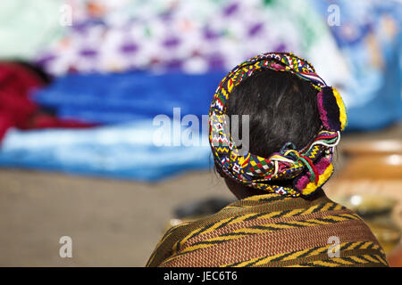 Guatemala, Zunil, femme, Maya, le modèle ne libération, Banque D'Images