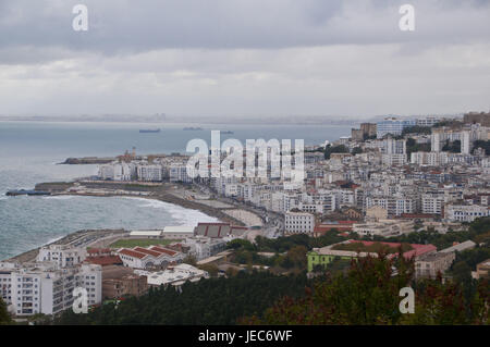 Vue sur Alger, capitale de l'Algérie, l'Afrique, Banque D'Images