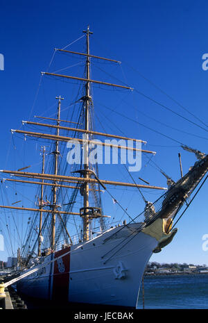 USCG Eagle, Fort Trumbull State Park, New York Banque D'Images