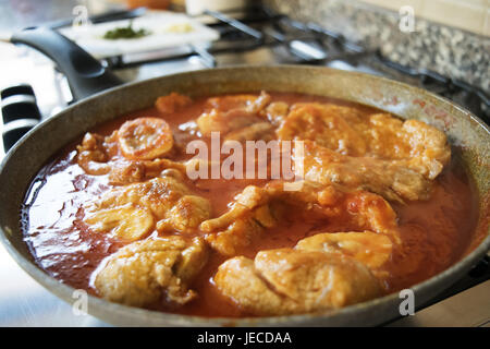 Osso Buco de veau braisé italien shanks Banque D'Images