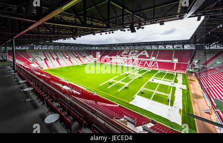 Visite de l'Arena - WWK stade officiel du FC Augsburg Banque D'Images