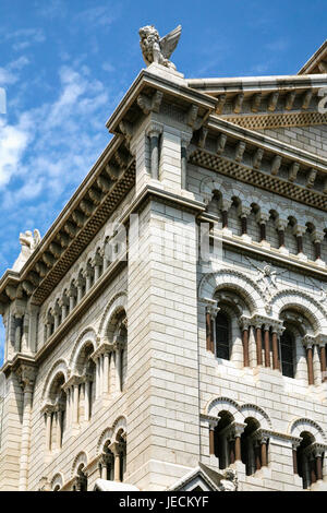 Édifice de la cathédrale de Saint Nicolas (La Cathédrale de Monaco) à Monaco Ville Banque D'Images