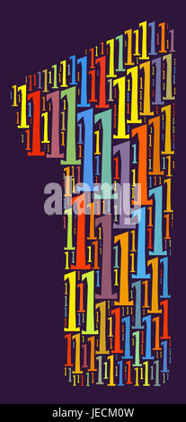 Wordcloud numéro un concept de texte Banque D'Images