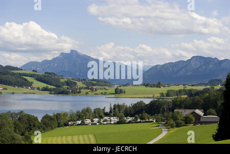 L'Autriche, chambre de sel, crazy lake, Banque D'Images