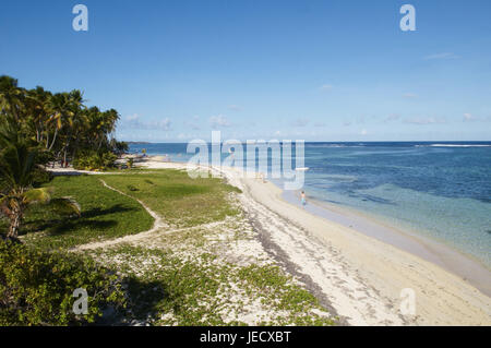 La Martinique, le cap Chevalier, sur la plage, tourisme Banque D'Images