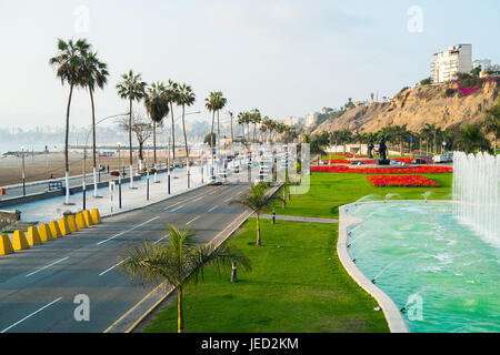 Waterfront de Barranco, Lima, Pérou Banque D'Images