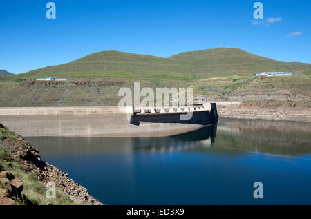 Barrage Katse Lesotho Afrique du Sud Banque D'Images