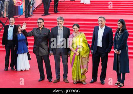 Moscou, Russie. 22 Juin, 2017. Les invités à la cérémonie d'ouverture de la 39e Festival International du Film de Moscou. Credit : Victor/Vytolskiy Alamy Live News Banque D'Images