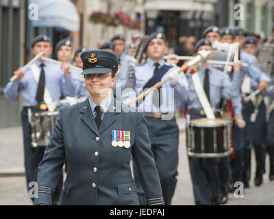 Northampton, Royaume-Uni. 24 Juin, 2017. Les Forces armées de Northampton Jour Crédit : PATRICK ANTHONISZ/Alamy Live News Banque D'Images