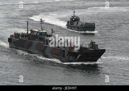 Den Helder / Pays-Bas, 24 juin, 2017. Journée portes ouvertes à la base navale et maritime de Den Helder, aux Pays-Bas. Martin John Bowra / Alamy Live News Banque D'Images