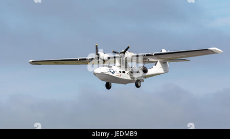 Catalina à l'Airshow de Sola en Norvège Banque D'Images