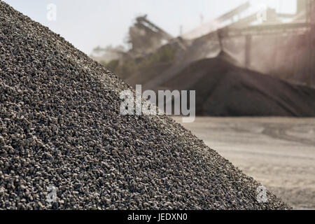 Carrière à l'épandeur Banque D'Images