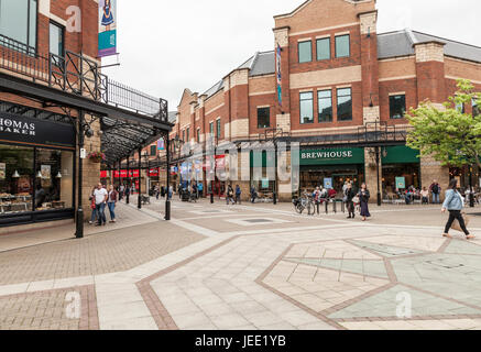 Le capitaine Cook Square Shopping Precinct à Middlesbrough, Angleterre, Royaume-Uni Banque D'Images