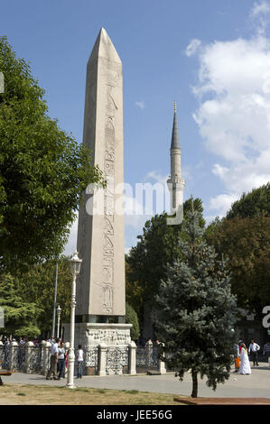 La Turquie, Istanbul, l'obélisque de Théodose, Banque D'Images