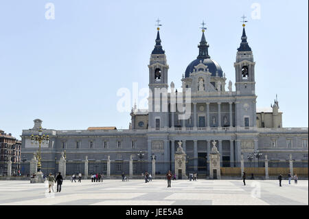 Espagne, Madrid, cathédrale, Catedral de Nuestra Señora de la Almudena, Banque D'Images