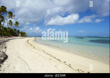 La Martinique, le cap Chevalier, sur la plage, tourisme Banque D'Images