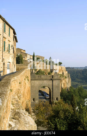 L'Italie, l'Ombrie, Orvieto, Vieille Ville, Banque D'Images