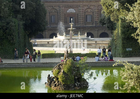 Italie, Toscane, Florence, jardin de Boboli, Banque D'Images