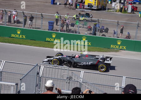 Formule 1 au Circuit Gilles Villeneuve à Montréal, Canada Banque D'Images