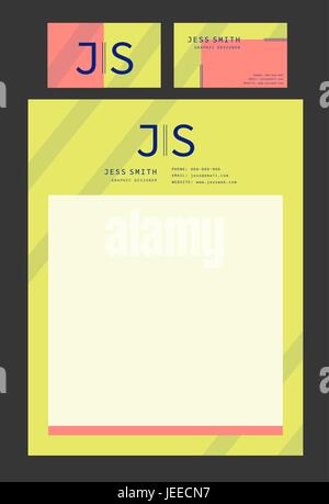 Lorem ipsum gabarit contre fond gris Illustration de Vecteur