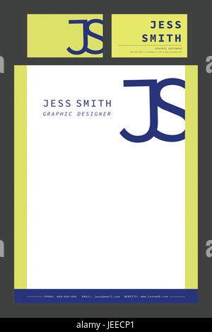 Lorem ipsum gabarit contre fond gris Illustration de Vecteur