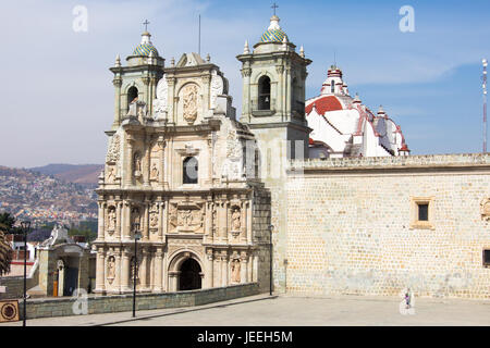 Basilica Menor de Nuestra Señora de la Soledad, ou Basilique Notre Dame de la solitude, Oaxaca, Mexique Banque D'Images