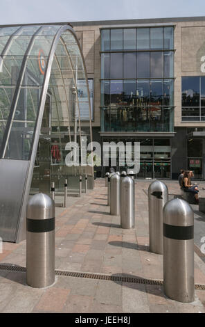 Entrée de la station de métro St Enoch, Glasgow, Écosse, Royaume-Uni Banque D'Images