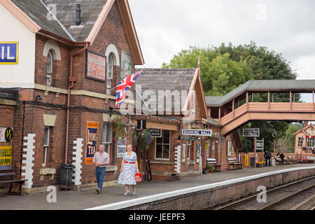 La gare de Bewdley, Bewdley, Worcestershire, Angleterre, RU Banque D'Images