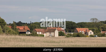 PeacefulThornham,paix,village Norfolk de Thornham Marsh, Juin 2017 Banque D'Images