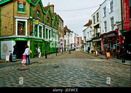 Palace Street et Kings Mile Canterbury Kent Banque D'Images