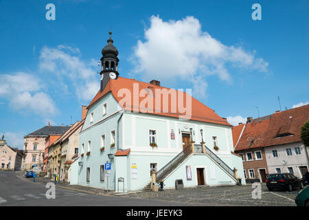 Hôtel de ville de Poznań, Lwówek Śląski, comté de Basse-silésie, Pologne Banque D'Images