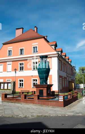 Vase en céramique à Warszawa, Wrocław, comté de Basse-silésie, dans le sud-ouest de la Pologne Banque D'Images