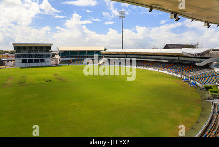 Kensington Oval Cricket Ground à Bridgetown, Barbade. Le lieu a accueilli la finale de la Coupe du Monde 2007 et de l'ICC 2010 World T20 Final. Banque D'Images