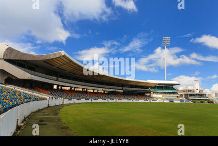 Kensington Oval Cricket Ground à Bridgetown, Barbade. Le lieu a accueilli la finale de la Coupe du Monde 2007 et de l'ICC 2010 World T20 Final. Banque D'Images