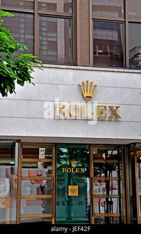 Boutique Rolex Ginza Tokyo Japon Banque D'Images