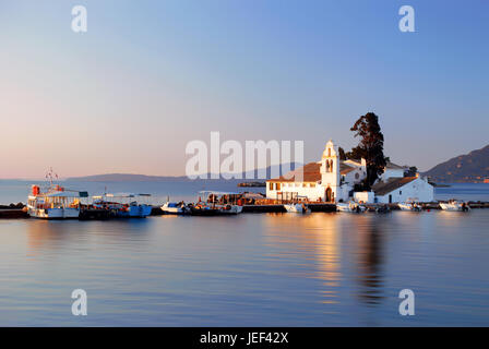 Église Panagia Vlahernon, Corfou, Grèce Banque D'Images