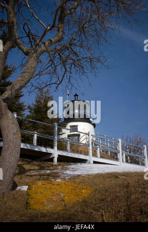 Owl's Head Light - Owl's Head, Maine, USA Banque D'Images