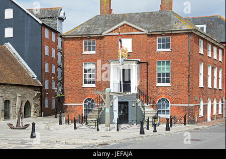 L'Ancienne Douane, Poole, Dorset, Angleterre, Royaume-Uni Banque D'Images