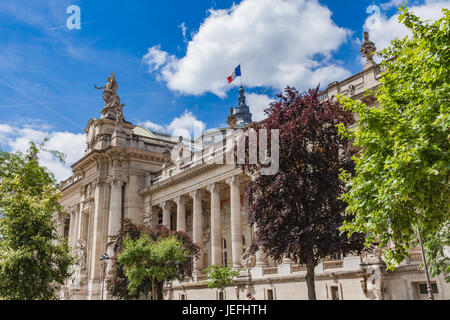 Détail du Grand Palais à Paris, France Banque D'Images