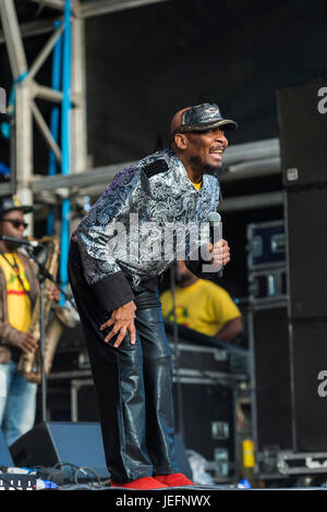 Jimmy Cliff au Festival une femme blessée Banque D'Images