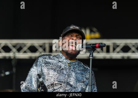 Jimmy Cliff au Festival une femme blessée Banque D'Images